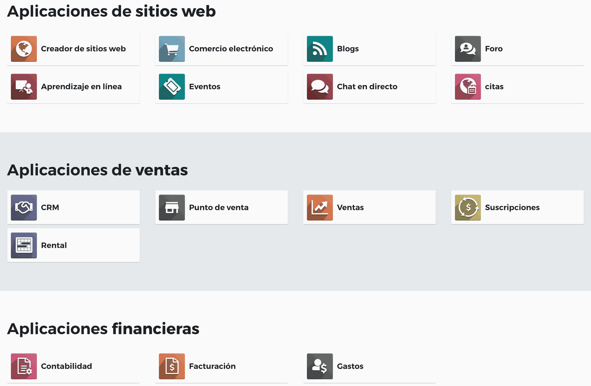 Odoo • Una imagen con una leyenda
